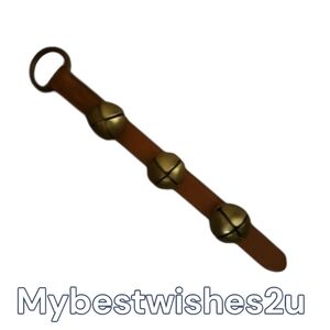 Brown Leather Jingle Bells Strap